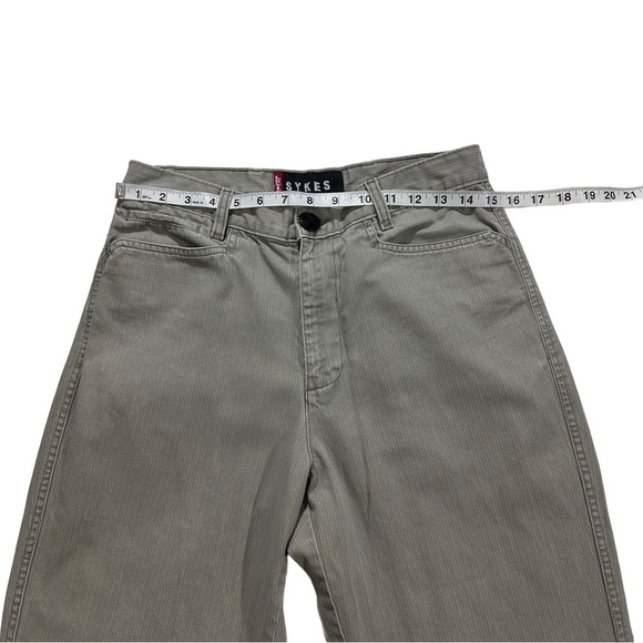 Vintage Levis Sykes Men Grey Wash Jeans Sz 32x30 Textured 100% Cotton Denim - Picture 5 of 11